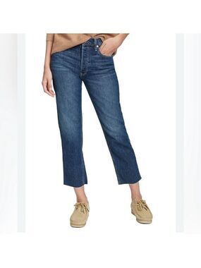 Gap cheeky straight high-rise jeans size 4 regular length dark indigo